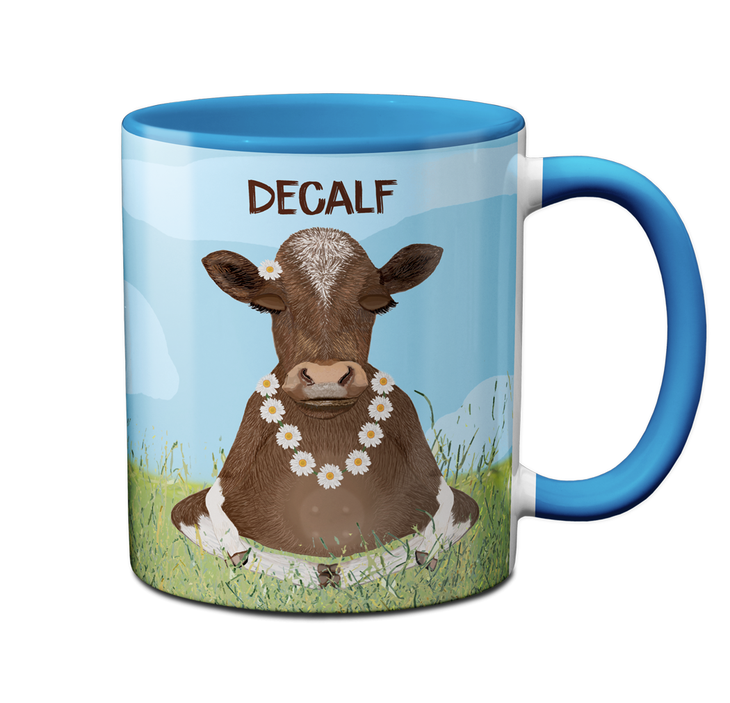 Calf Decalf Mug by Pithitude