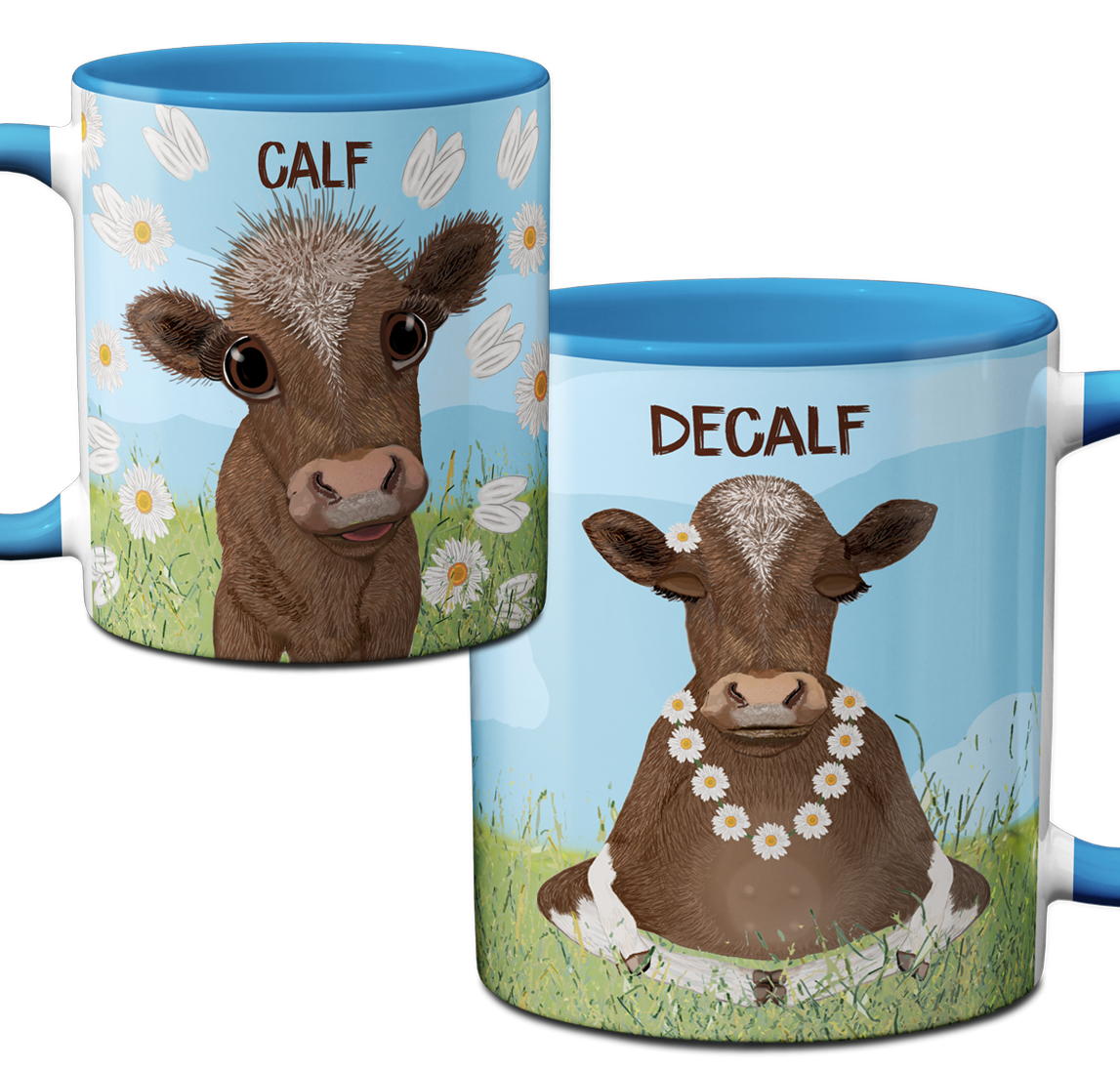 Calf Decalf Mug by Pithitude