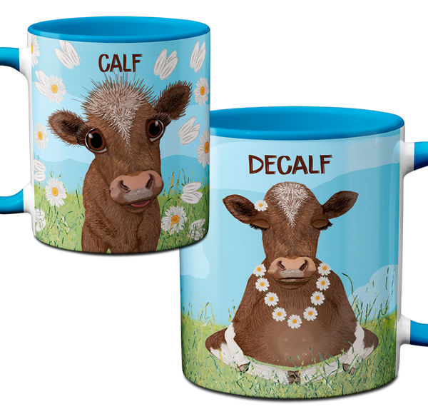 Calf Decalf Mug by Pithitude