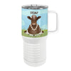 Calf Decalf 20oz Tall Insulated Stainless Steel Tumbler with Slider Lid