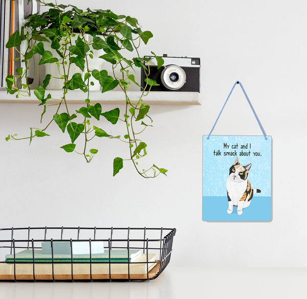 Calico Smack 4x5" Mini-Sign