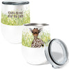 Calm Giraffe 12oz Stemless Insulated Stainless Steel Tumbler