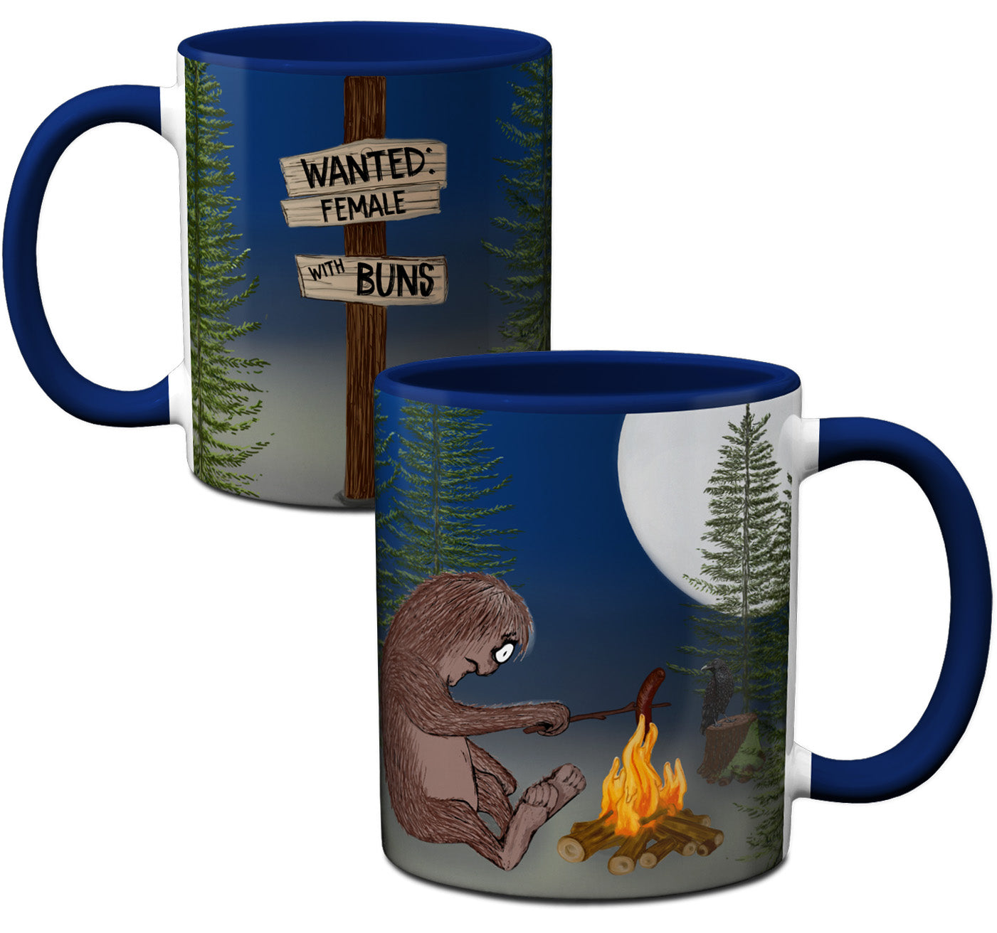 Sasquatch Campfire Buns Mug