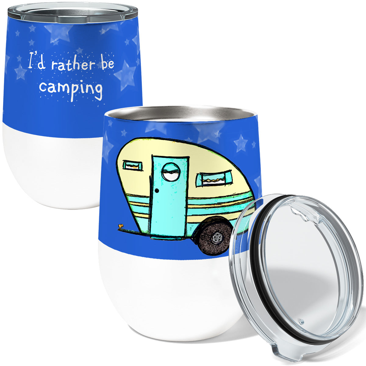 Rather Be Camping Stainless Steel Insulated Tumbler