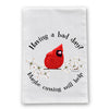 Cardinal Cussing Flour Sack Dish Towel