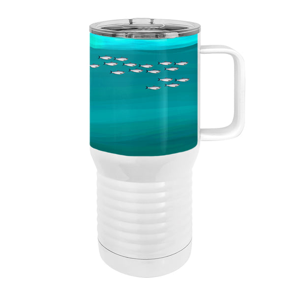 Catfish Mermaid 20oz Tall Insulated Stainless Steel Tumbler with Slider Lid