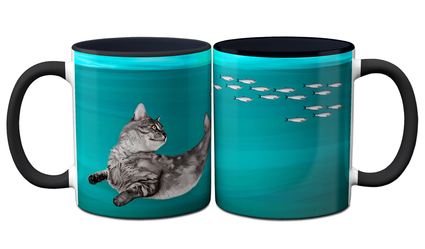 Catfish Mermaid Mug by Pithitude