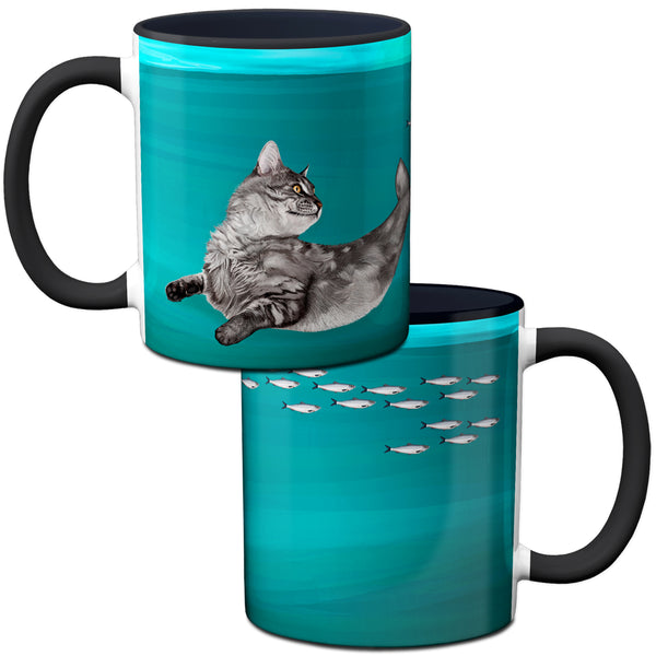 Catfish Mermaid Mug by Pithitude