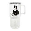 Cat Hair 20oz Tall Insulated Stainless Steel Tumbler with Slider Lid