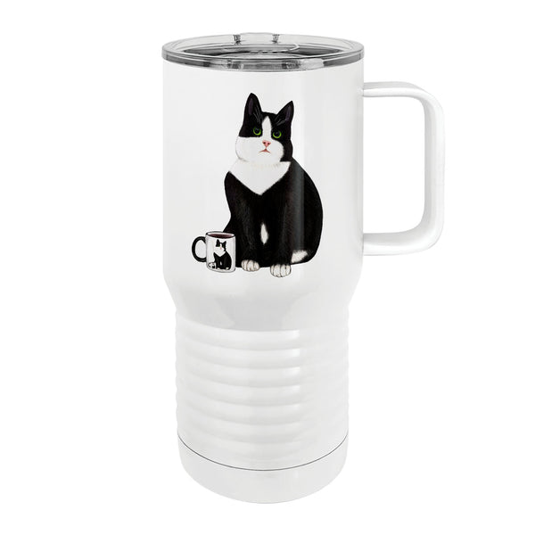 Cat Hair 20oz Tall Insulated Stainless Steel Tumbler with Slider Lid