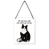 Cat Hair 4x5" Mini-Sign