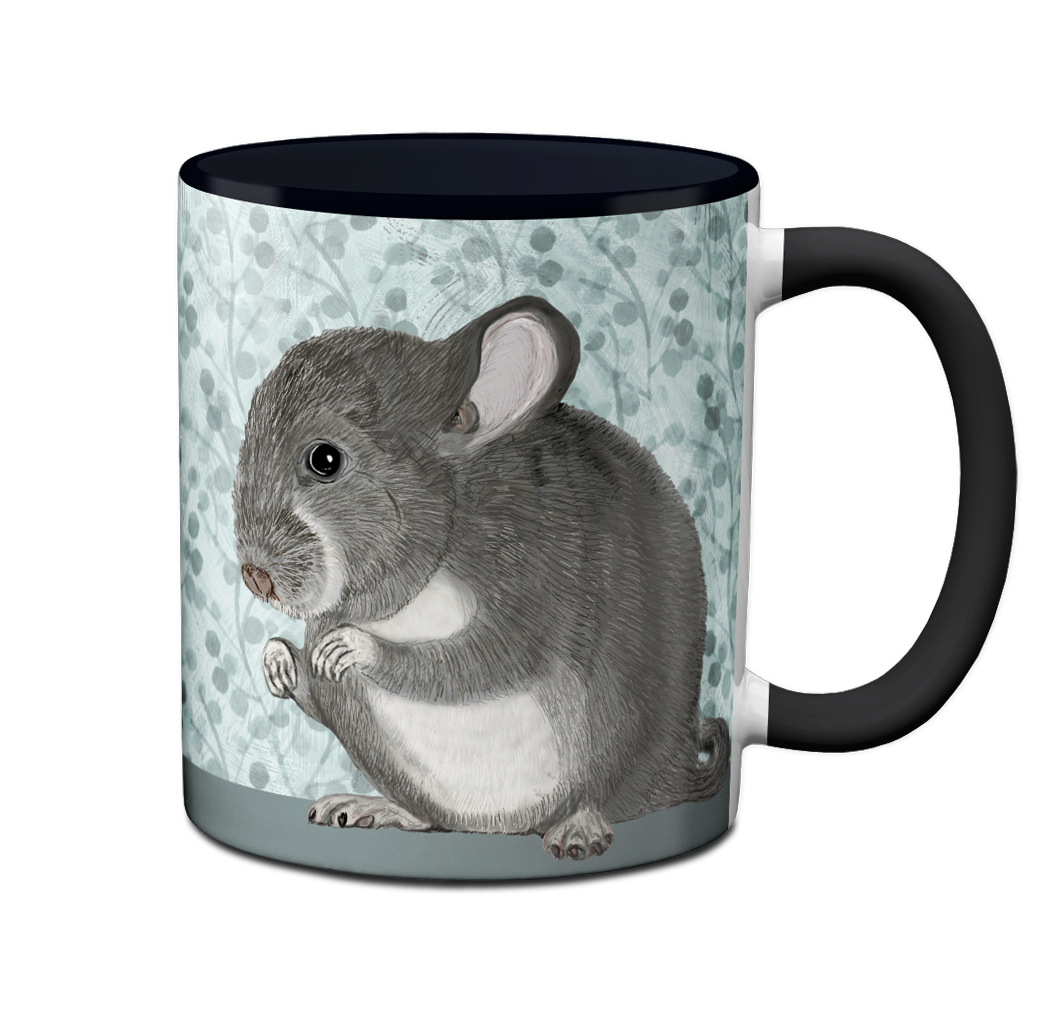 Overworked Chinchilla Mug by Pithitude