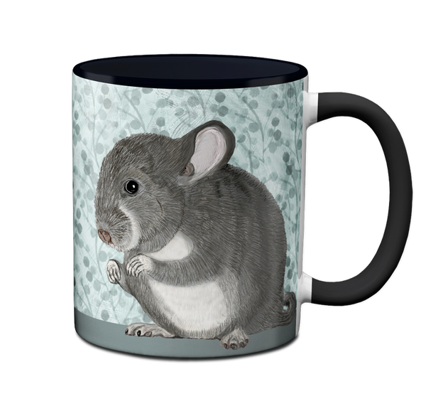 Overworked Chinchilla Mug by Pithitude