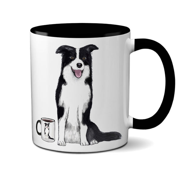 Border Collie Coffee and Dog Hair Mug