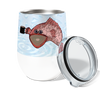 Coffee Poop Fish 12oz Stemless Insulated Stainless Steel Tumbler