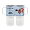 Coffee Makes Me Poop 20oz Tall Insulated Stainless Steel Tumbler with Slider Lid