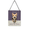 Corgi Wants 4x5" Mini-Sign