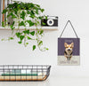 Corgi Wants 4x5" Mini-Sign