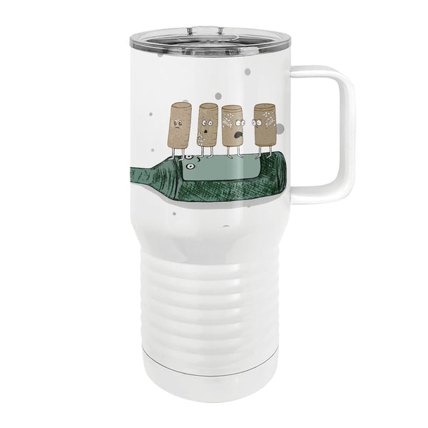 Corks Are For Quitters 20oz Tall Insulated Stainless Steel Tumbler with Slider Lid