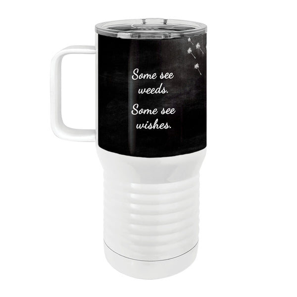 Dandelion Wish 20oz Tall Insulated Stainless Steel Tumbler with Slider Lid