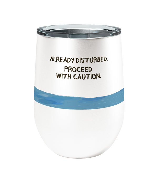 Disturbed Moose 12oz Stemless Insulated Stainless Steel Tumbler
