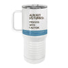 Disturbed Moose 20oz Tall Insulated Stainless Steel Tumbler with Slider Lid