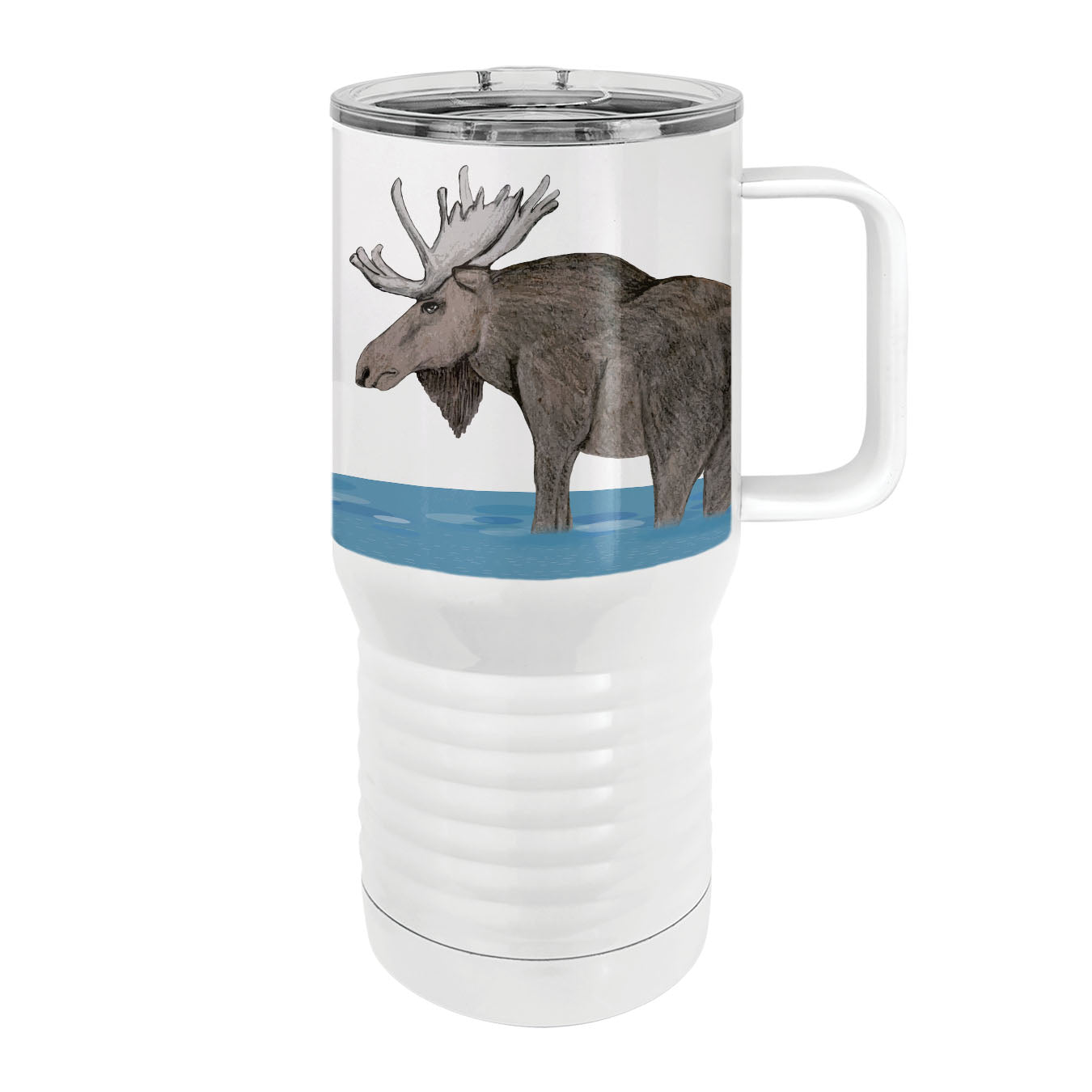 Disturbed Moose 20oz Tall Insulated Stainless Steel Tumbler with Slider Lid