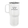 Border Collie Dog Hair and Coffee 20oz Tall Insulated Stainless Steel Tumbler with Slider Lid