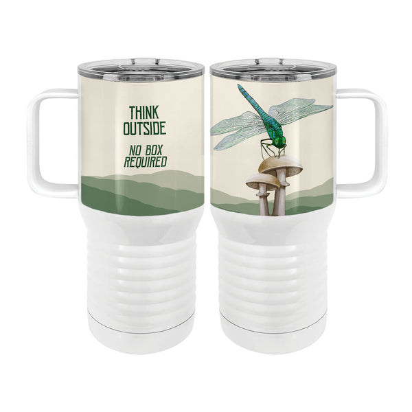 Dragonfly Mushroom 20oz Tall Insulated Stainless Steel Tumbler with Slider Lid