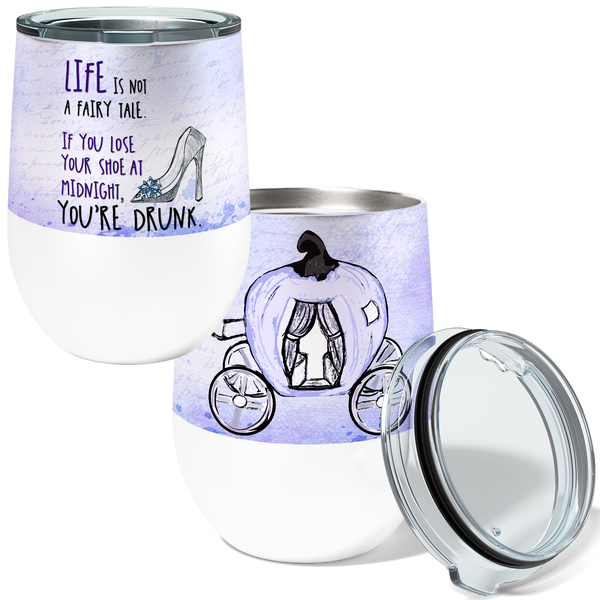 Drunk Fairy Tale 12oz Stemless Insulated Stainless Steel Tumbler