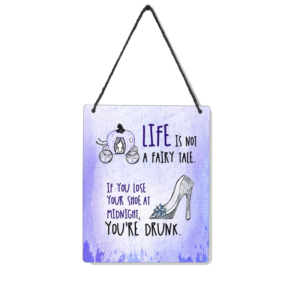 Drunk Fairy Tale 4x5" Mini-Sign