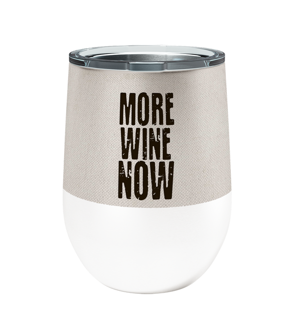Eagle More Wine 12oz Stemless Insulated Stainless Steel Tumbler