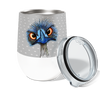 Pithitude Emu 12oz Stemless Insulated Stainless Steel Tumbler