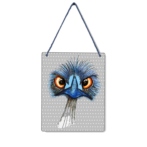 Pithitude Emu 4x5" Mini-Sign