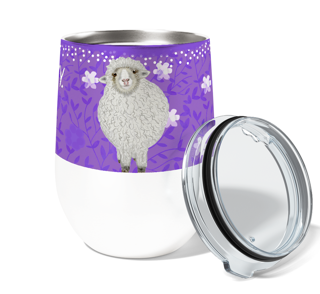 Ewe Crazy 12oz Stemless Insulated Stainless Steel Tumbler