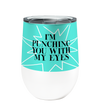 Eye Punch Chihuahua 12oz Stemless Insulated Stainless Steel Tumbler