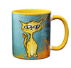 Eye Punch Cat Funny Mug