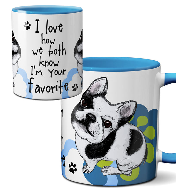 Favorite French Bulldog Mug by Pithitude