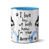 Favorite French Bulldog Mug by Pithitude