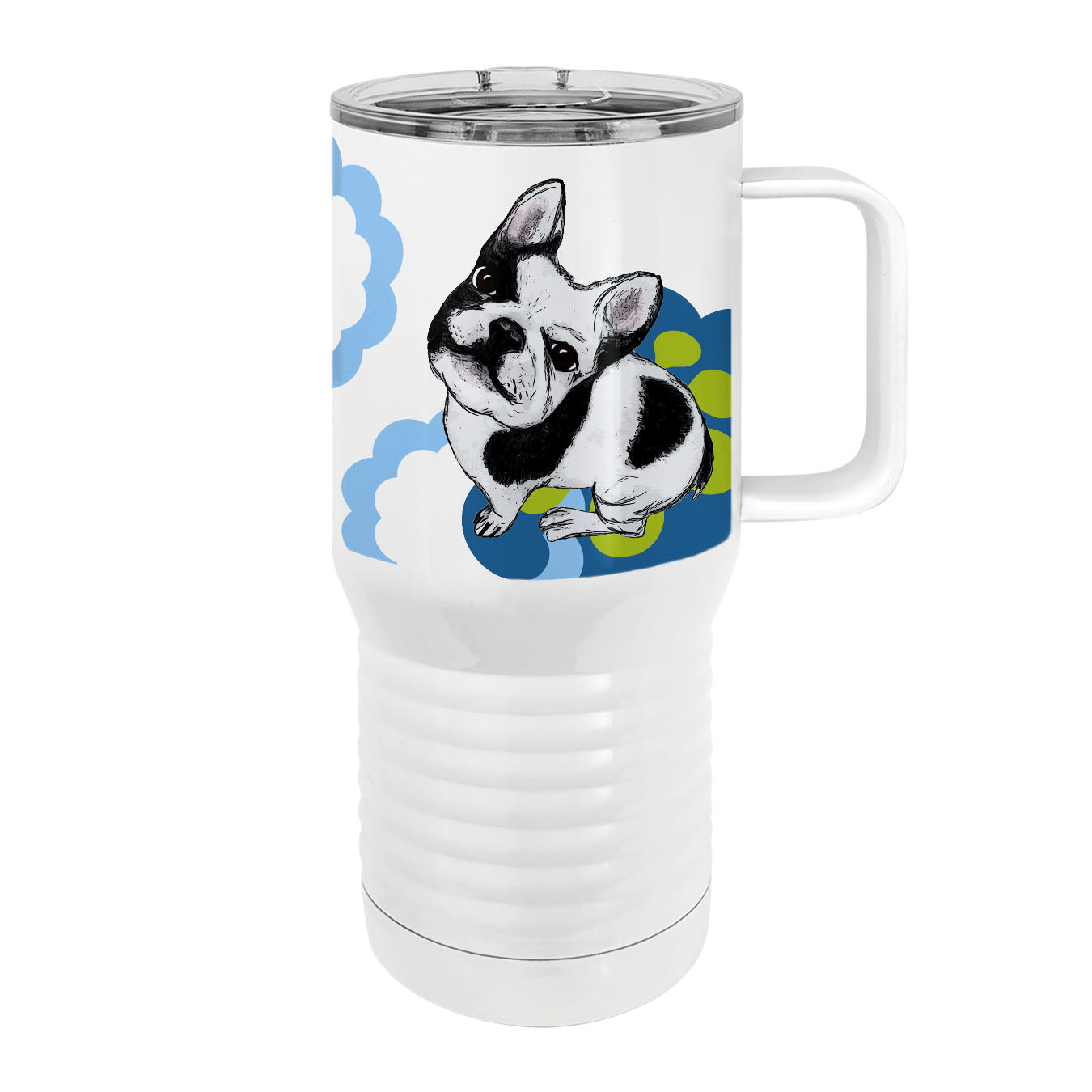 Favorite French Bulldog 20oz Tall Insulated Stainless Steel Tumbler with Slider Lid