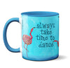 Pink Flamingos Dance Mug by Pithitude
