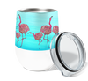 Pink Flamingos Dance 12oz Stemless Insulated Stainless Steel Tumbler
