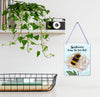 Gardener Bee 4x5" Mini-Sign