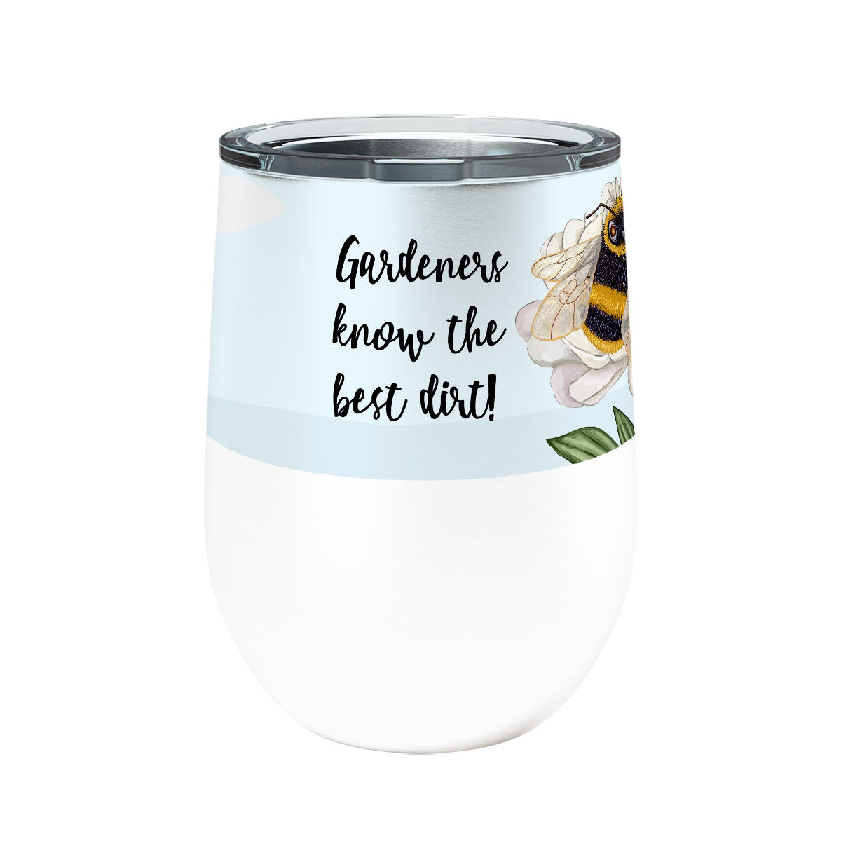 Gardener Bee 12oz Stemless Insulated Stainless Steel Tumbler