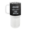 Geezer Tortoise 20oz Tall Insulated Stainless Steel Tumbler with Slider Lid