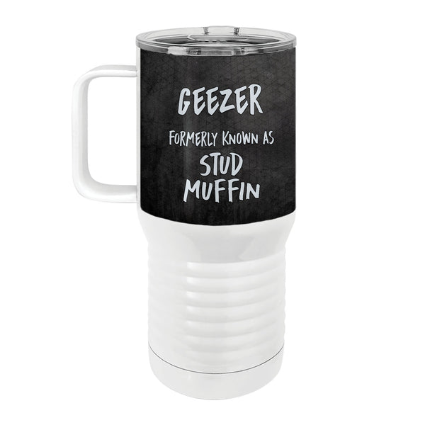 Geezer Tortoise 20oz Tall Insulated Stainless Steel Tumbler with Slider Lid