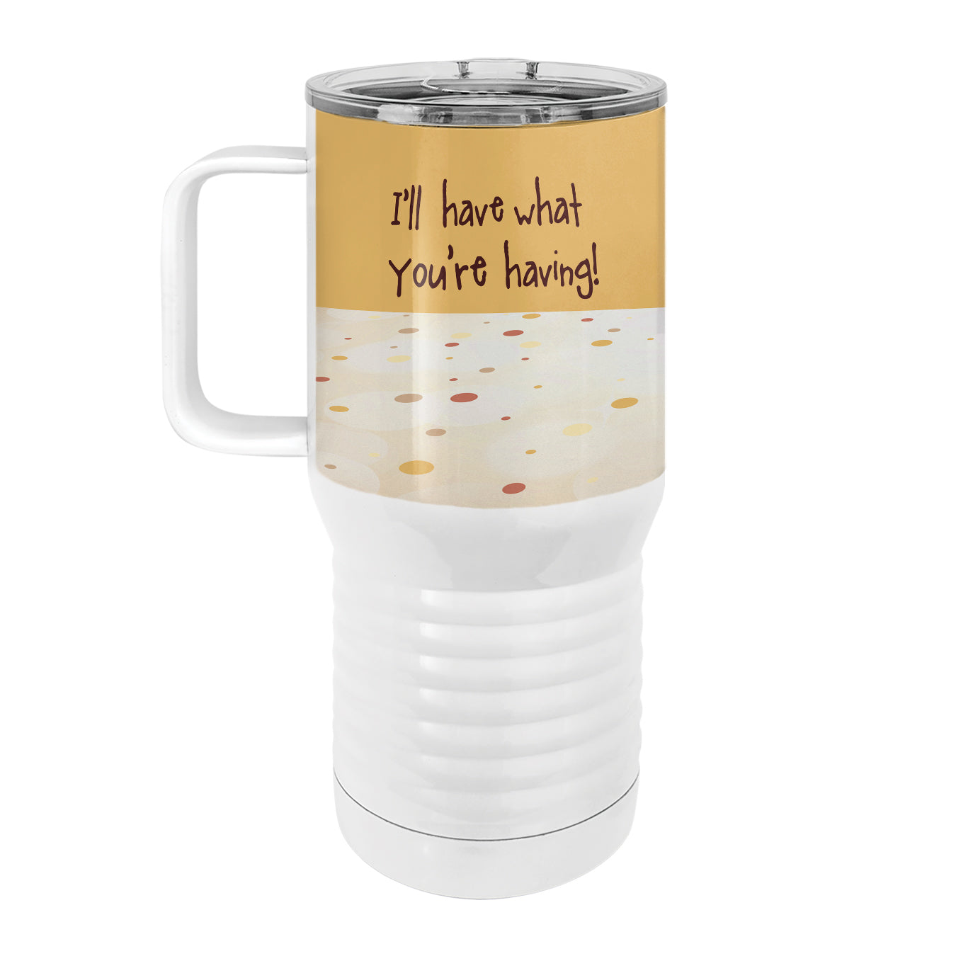 Golden Retriever 20oz Tall Insulated Stainless Steel Tumbler with Slider Lid