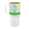 Hangover Boston Terrier 20oz Tall Insulated Stainless Steel Tumbler with Slider Lid