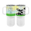 Hangover Boston Terrier 20oz Tall Insulated Stainless Steel Tumbler with Slider Lid