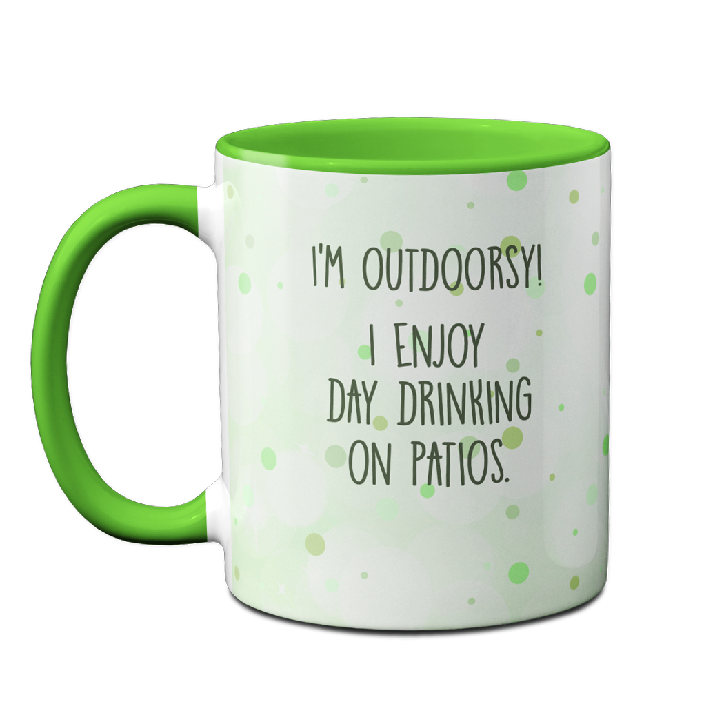 Hummingbird Drinking Green Mug